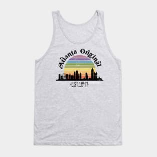 Atlanta Original Retro Rainbow Tank Top